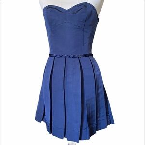 Anne Leman Navy Party Dress SZ 2